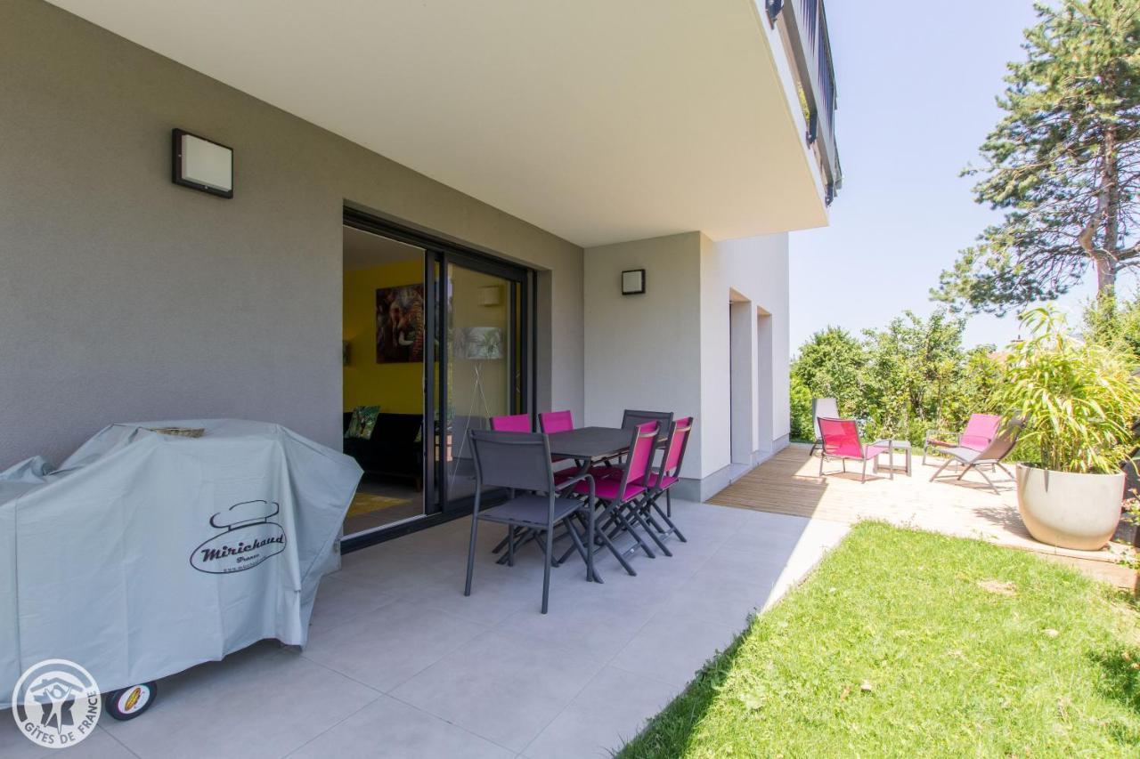 L'Appartement Jardin Avec Vue Montagnes Sévrier Exterior foto